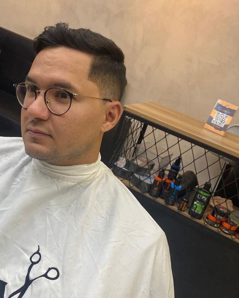 Cliente com corte social degradê
